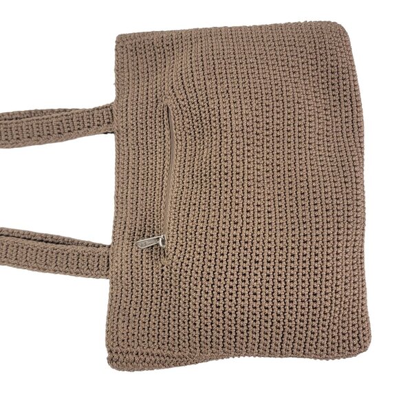 The SAK Crotchet Double Strap Brown Shoulder Handbag Purse - Picture 16 of 16